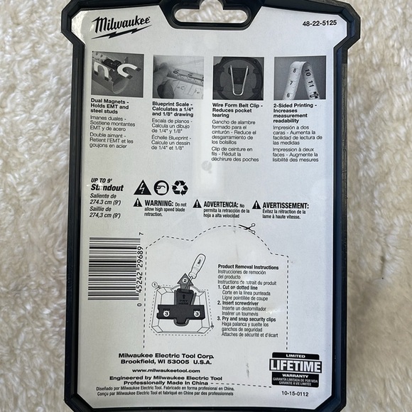 Milwaukee 25 FT.  Magnetic Tape Measure - Picture 7 of 9